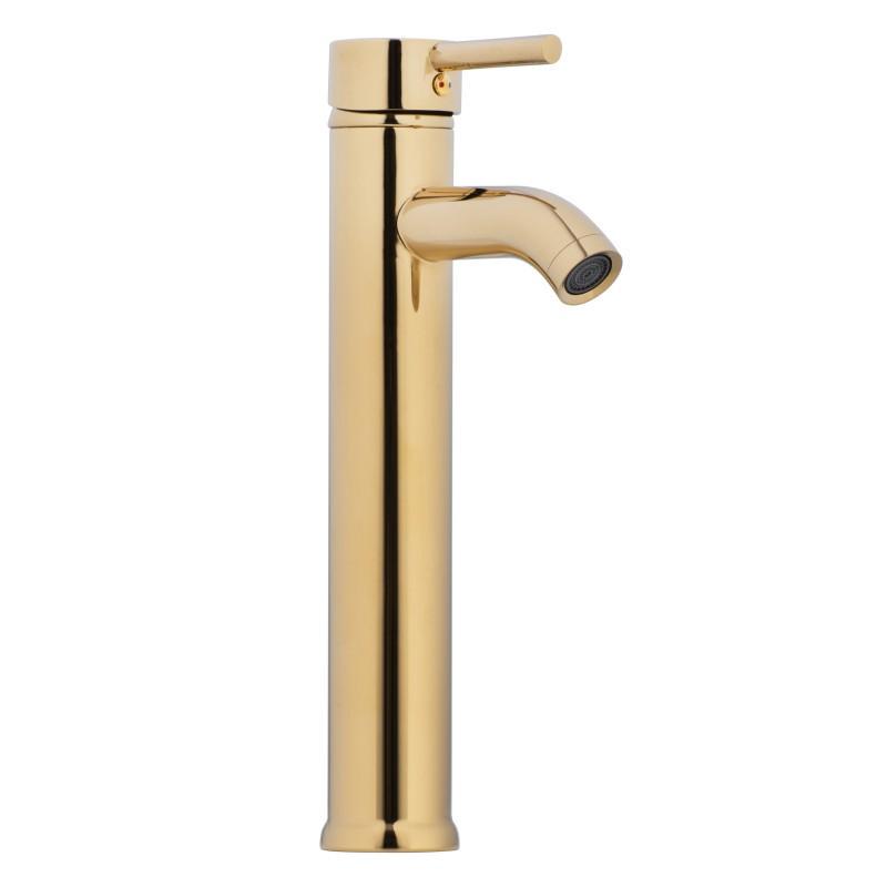 Смеситель для умывальника Yoka BU.SPA36-GLD reac-20000000071 высокий однорычажный Золотой (158866)