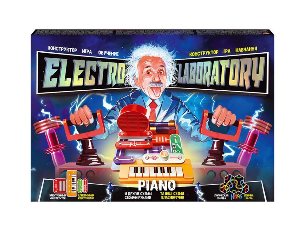 Конструктор электронный Danko Toys ELab-01-03 Piano Electro Laboratory Radio+Piano (22532s28901)