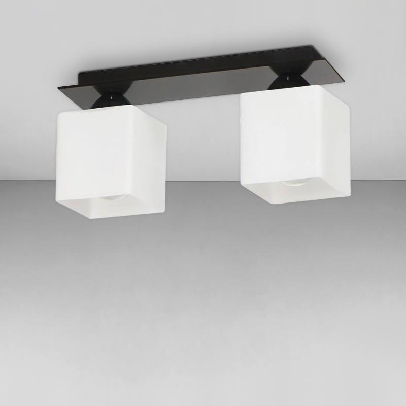 Люстра потолочная Light House S-18111/2 350х120х180 мм Черный/Белый