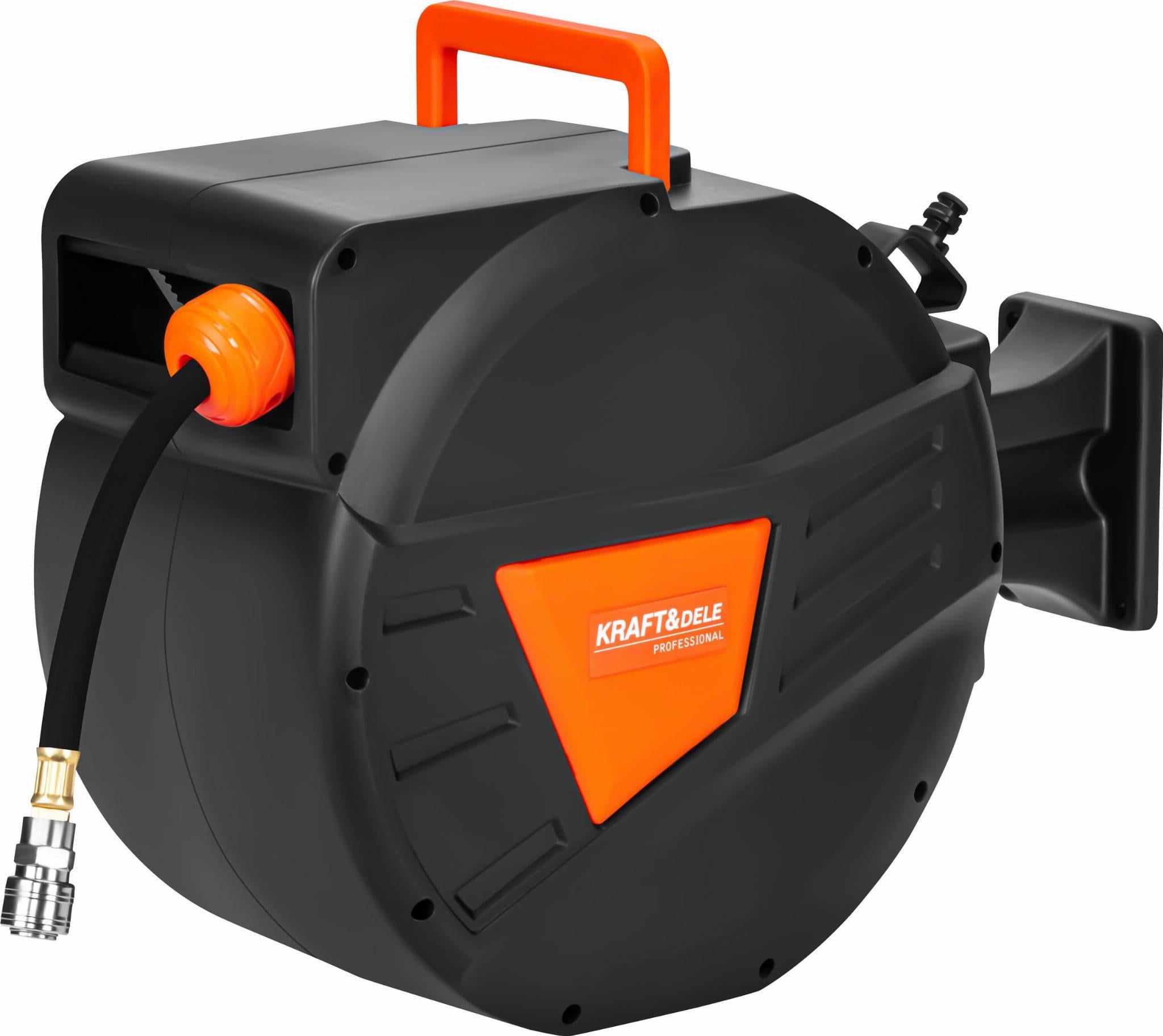 Шланг высокого давления на автоматической катушке Kraft&Dele KD2158 15/1,5 м (KD2158)