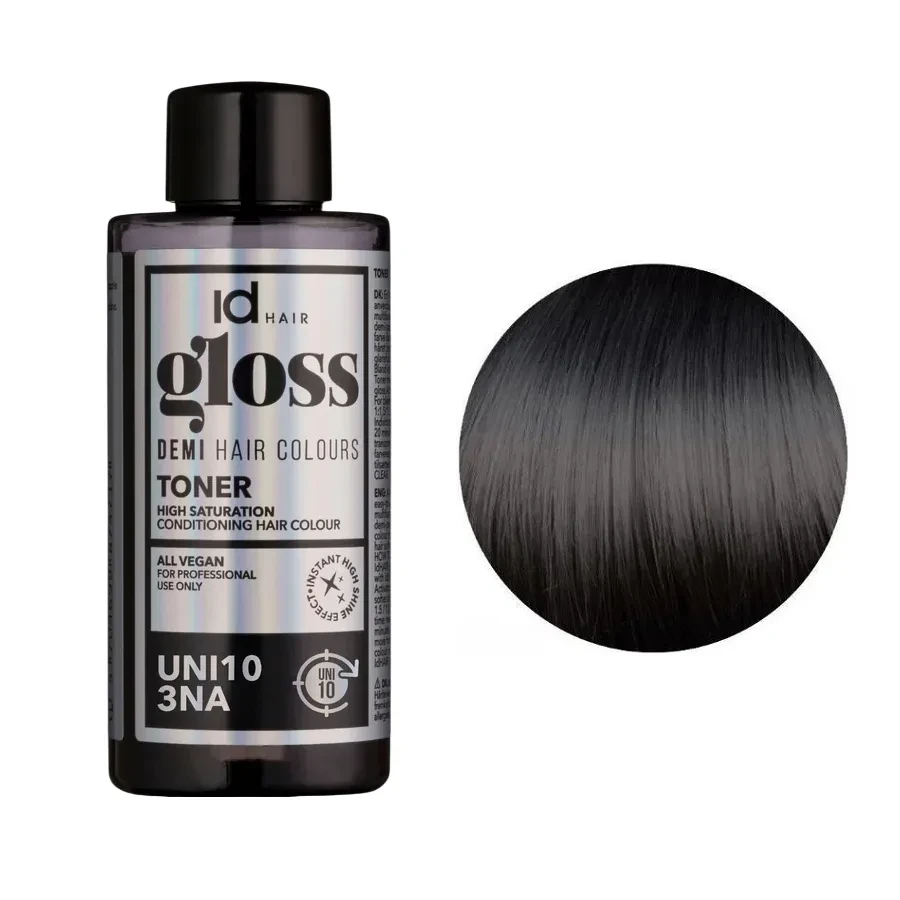 Краска для волос демиперманентная IdHair Gloss Toner 3NA UNI10 3.01 75 мл