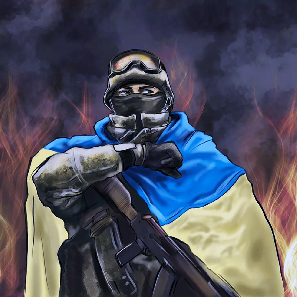 Алмазная мозаика Чарівний діамант Украина - более 50x50 см (КДИ-1711)