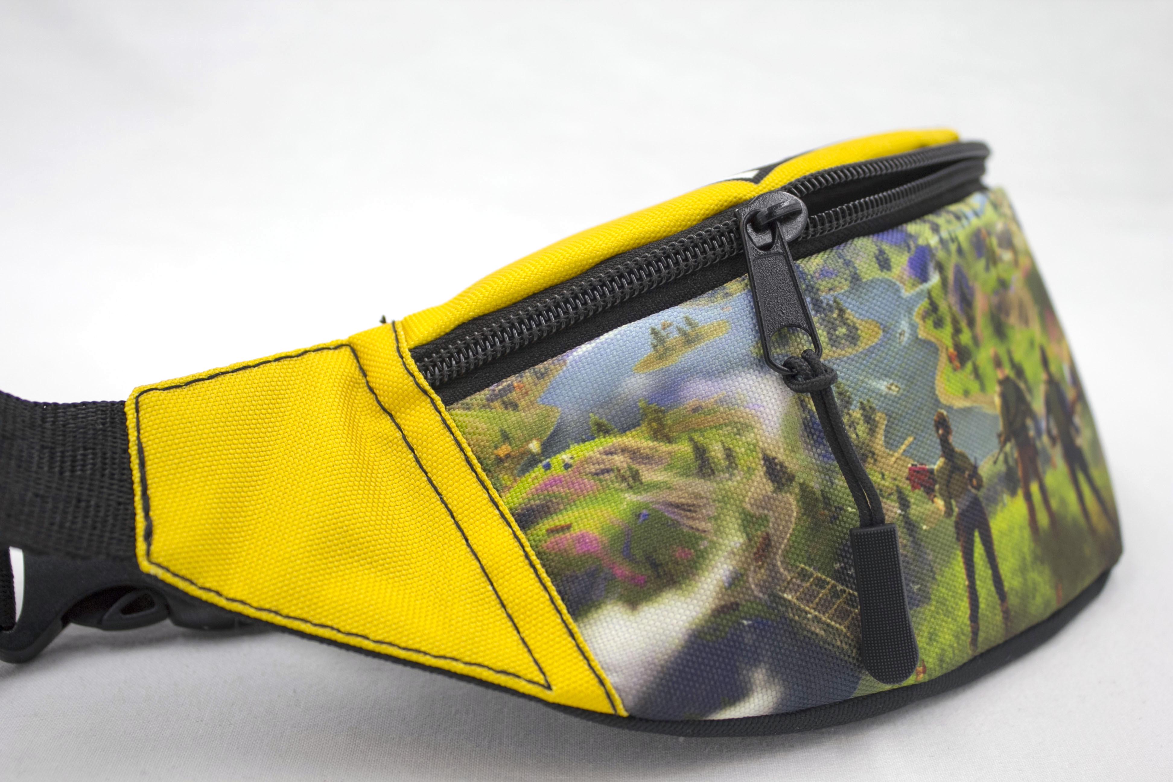 Сумка бананка для хлопчика з регулюючим ремінцем 4-8 років Форнайт Жовтий (Д-014) - фото 6 Сумка бананка для хлопчика з регулюючим ремінцем 4-8 років Форнайт Жовтий (Д-014) - фото 6