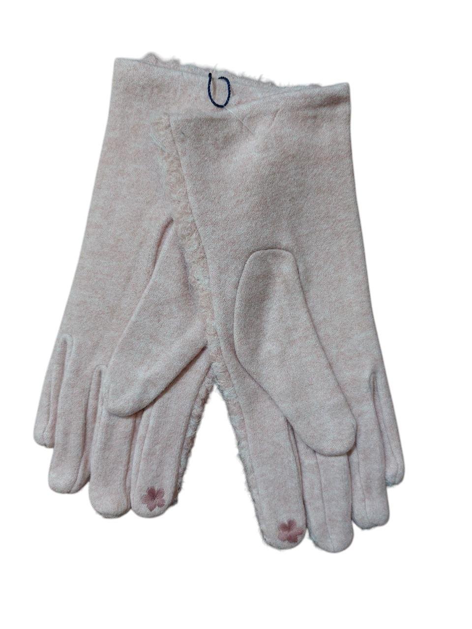 Перчатки сенсорные женские теплые One size Розовый (456900/6) - фото 2