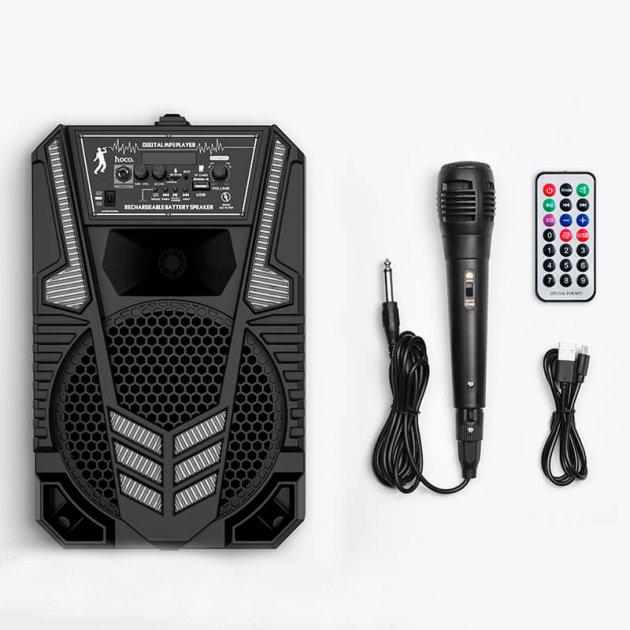 Акустика Hoco Portable Speaker DS06 Black - фото 4 Акустика Hoco Portable Speaker DS06 Black - фото 4