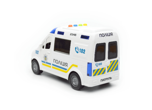 Іграшковий мікроавтобус Union Group 69609 Поліція 21 см (46543) - фото 6 Іграшковий мікроавтобус Union Group 69609 Поліція 21 см (46543) - фото 6