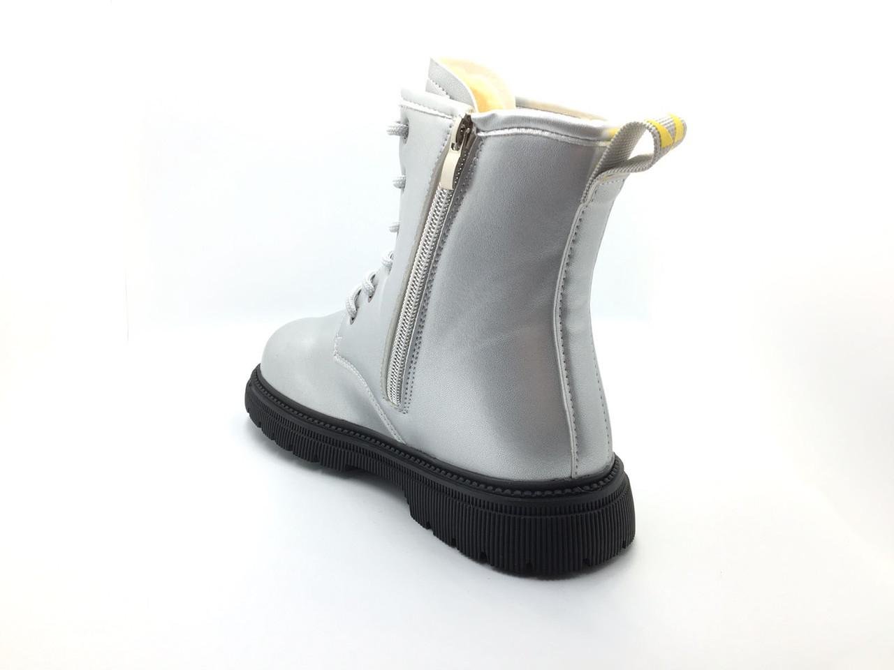 Черевики зимові для дівчаток Канарейка X8220-5/34 р. 34 Сріблястий - фото 4 Черевики зимові для дівчаток Канарейка X8220-5/34 р. 34 Сріблястий - фото 4