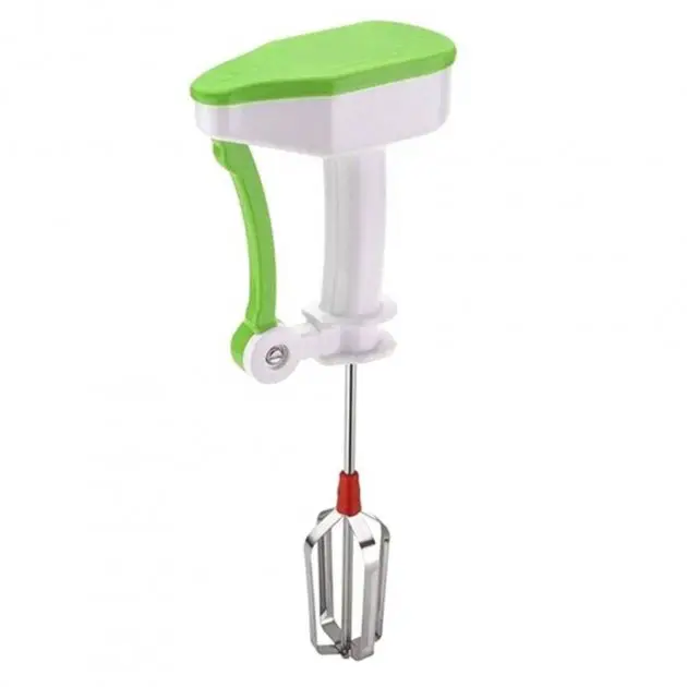 Миксер ручной механический пластик/нержавеющая сталь Зеленый (DR017803)