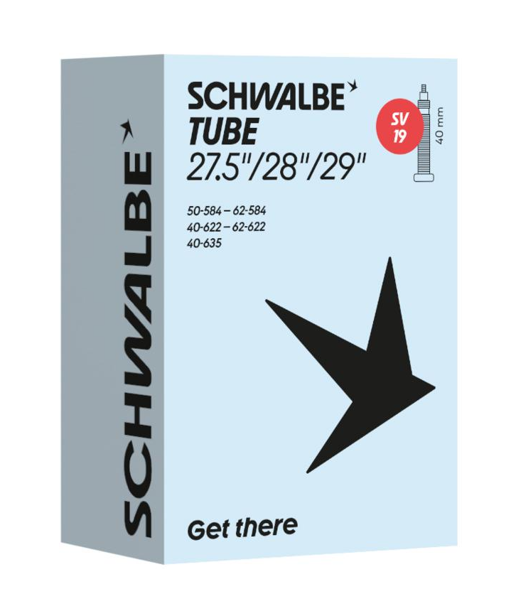 Камера для велосипеда Schwalbe SV19 40 мм 29"/28"/27,5"/40/62-584/635 (TUB-61-95)