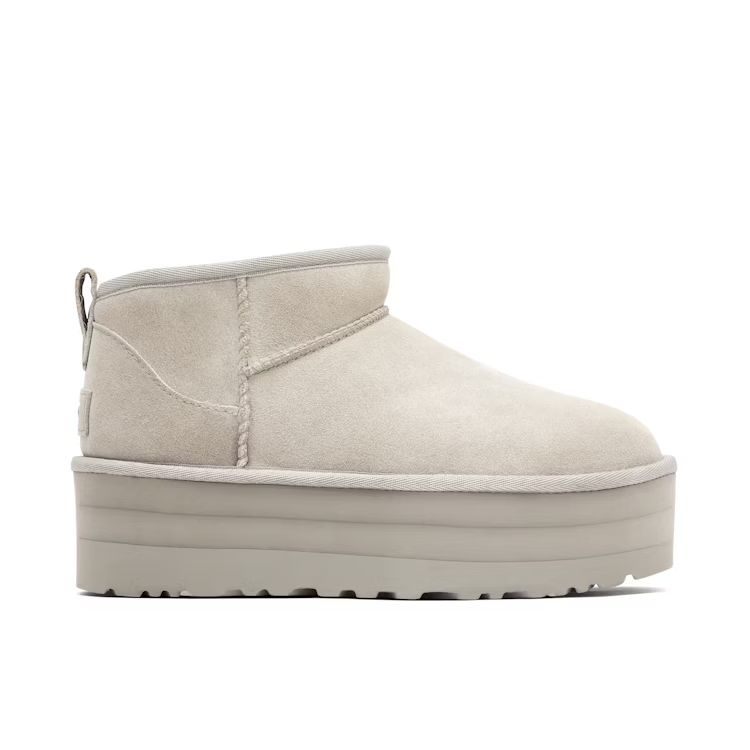 Уги жіночі UGG Classic Ultra Mini Platform Suede р. 37 Сірий (13401)