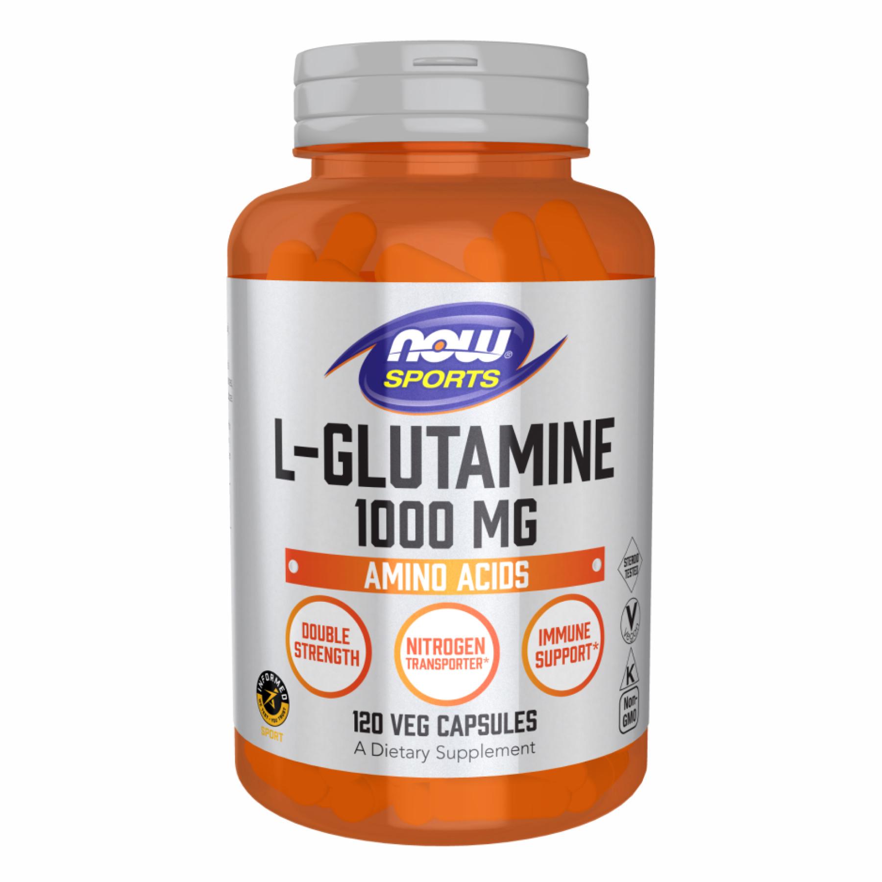 Аминокислота L-Glutamine 1000 mg 120 vcaps (2023-10-2364)