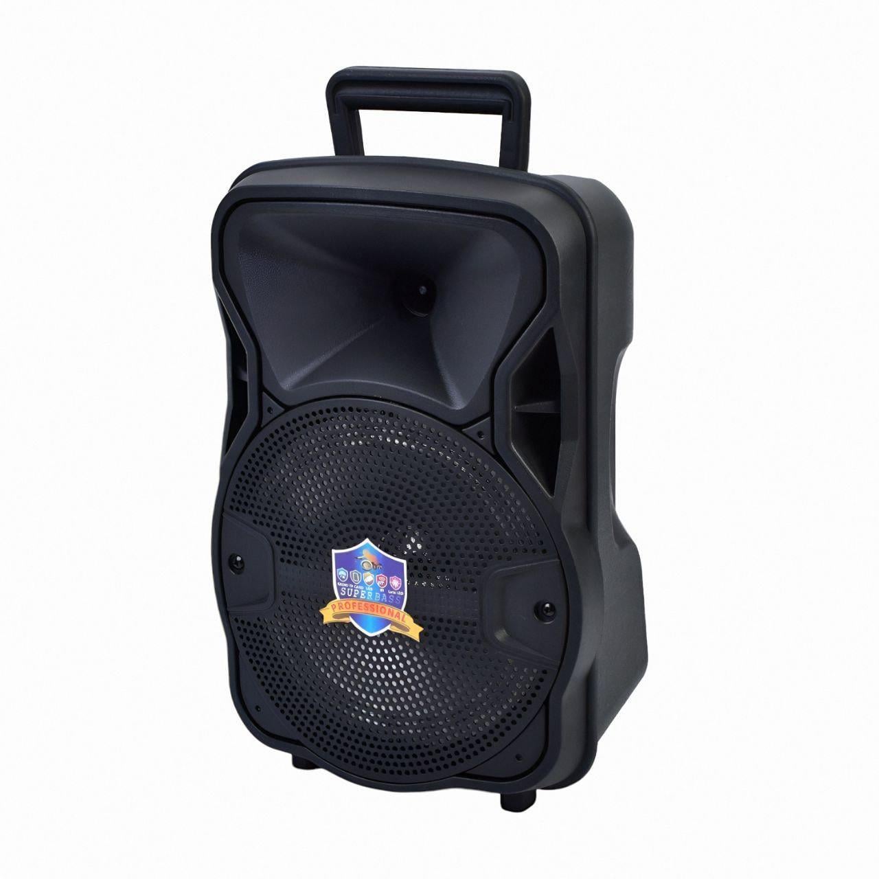 Колонка 1001 пульт ДУ/Bluetooth 25x20x37 см 8" Чорний