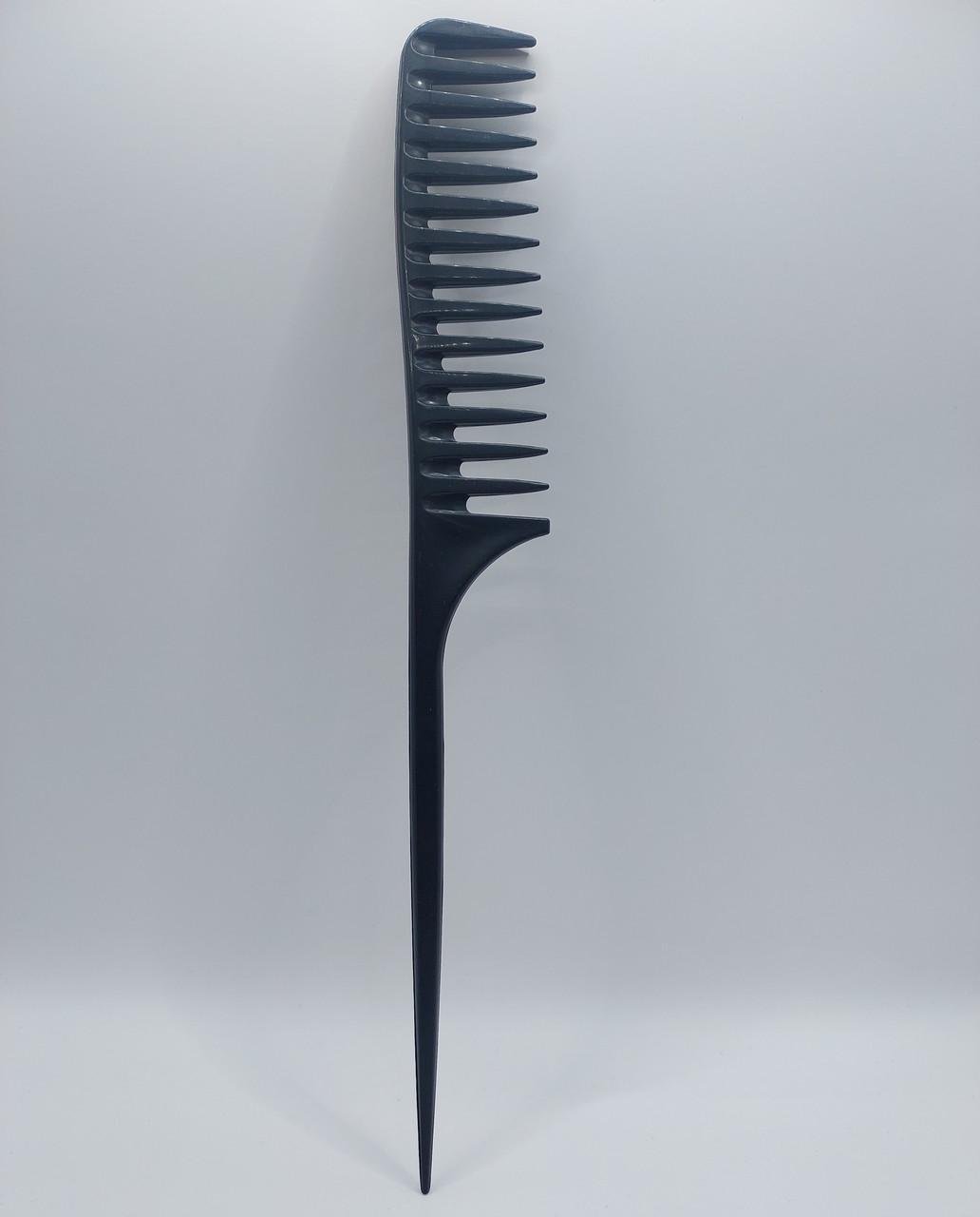 Гребінець перукарський для прочісування фарбованого волосся ДенніС professional велика з хвостиком Чорний (1453070588) - фото 9 Гребінець перукарський для прочісування фарбованого волосся ДенніС professional велика з хвостиком Чорний (1453070588) - фото 9