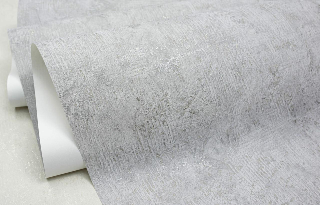 Обои флизелиновые SINTRA JACOMO UNI 423141 винил горячего тиснения 1,06х10,05 м Серый