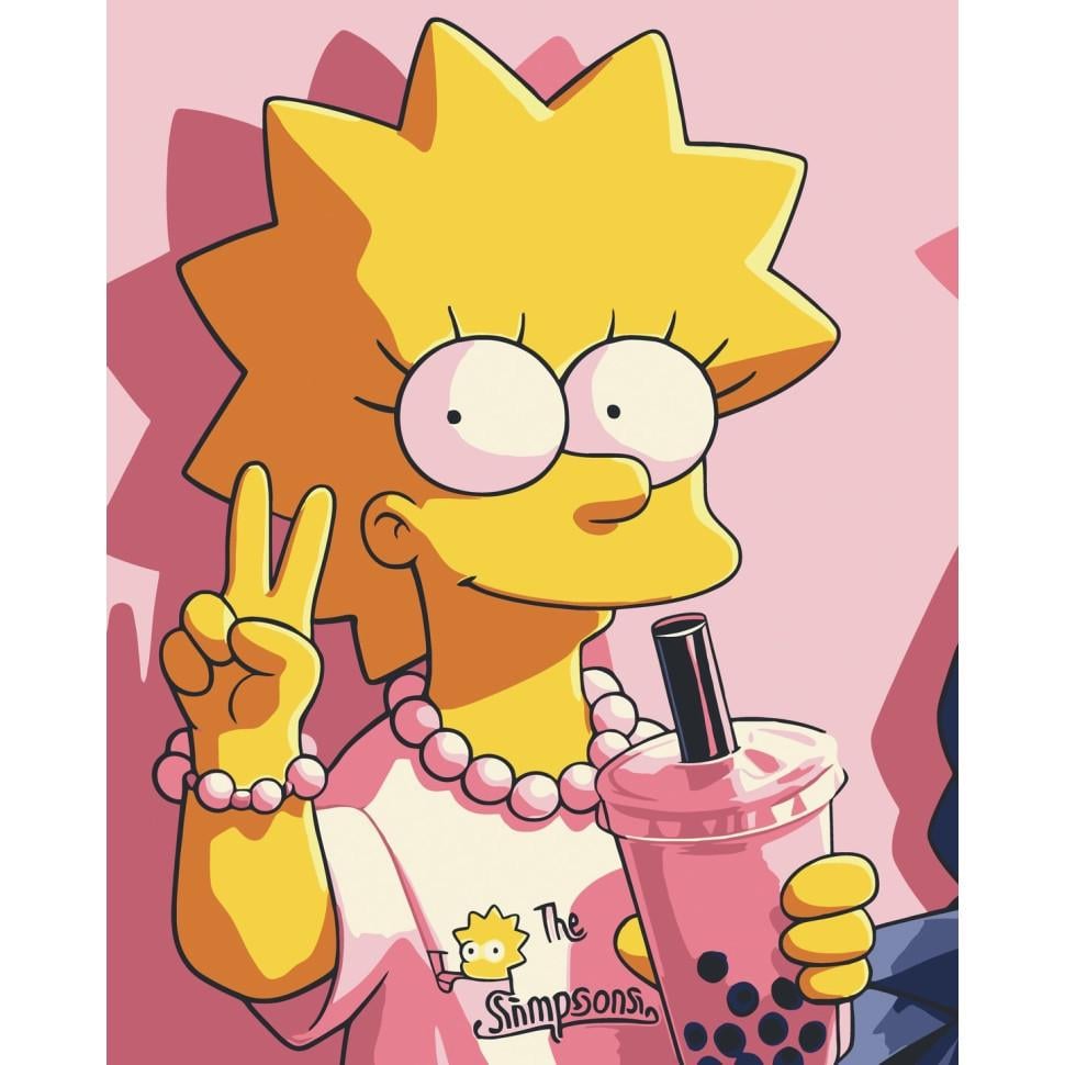 Картина за номерами ART CRAFT Ліса Сімпсон 16126-AC 40x50 см (RLT48828)