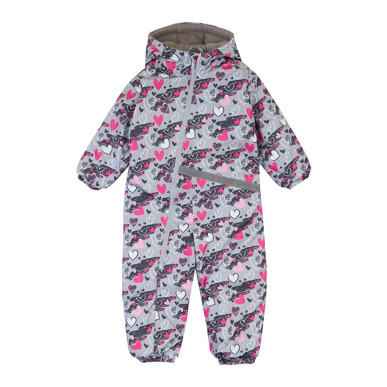 Комбинезон детский демисезонный ЛяЛя на флисе 92 см ( 8ПЛ067)