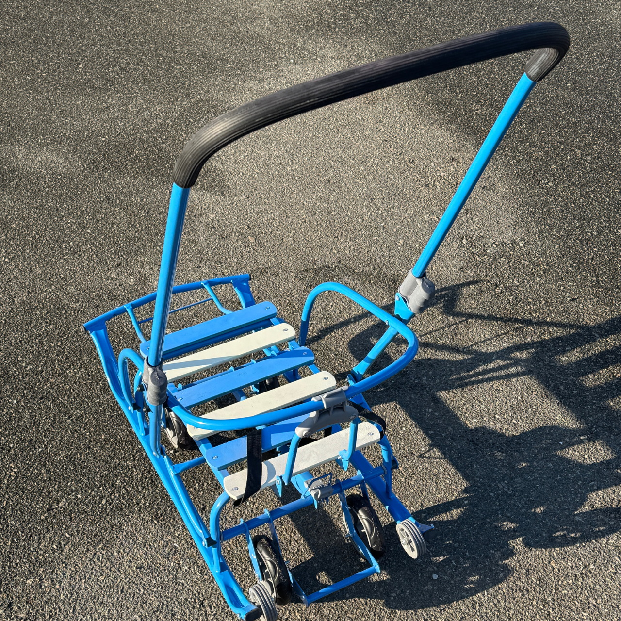 Санки-трансформер детские с колесами Мрія LUX 2026 Голубой - фото 4 Санки-трансформер детские с колесами Мрія LUX 2026 Голубой - фото 4