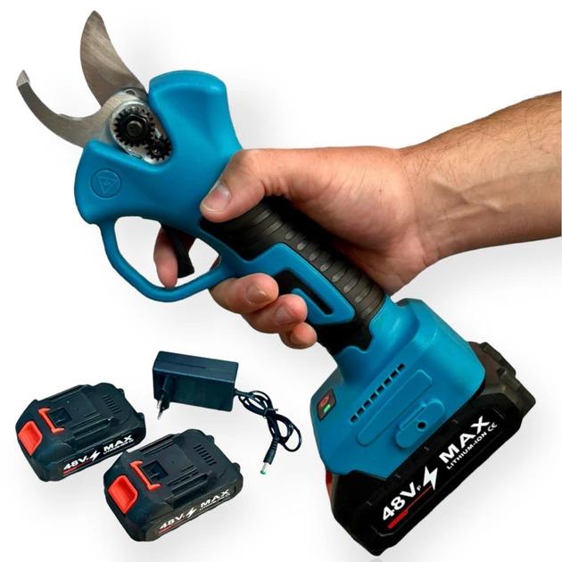 Электросекатор аккумуляторный садовый 48 В (3535) - фото 2