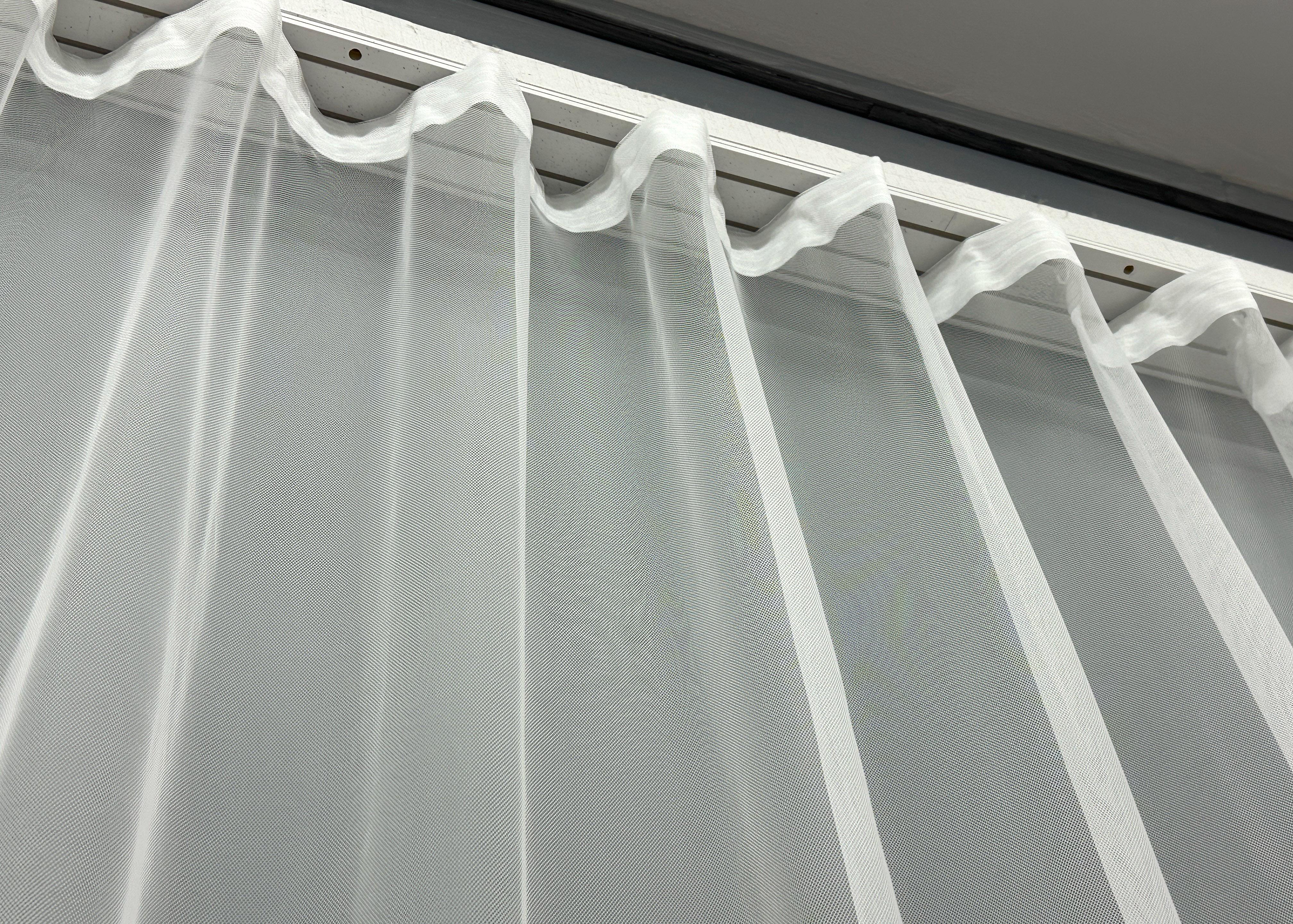Тюль VR-Textil 1697т Грек-сетка с вышивкой и люрексом 300х270 см Молочный/Серый (42-0734) - фото 10