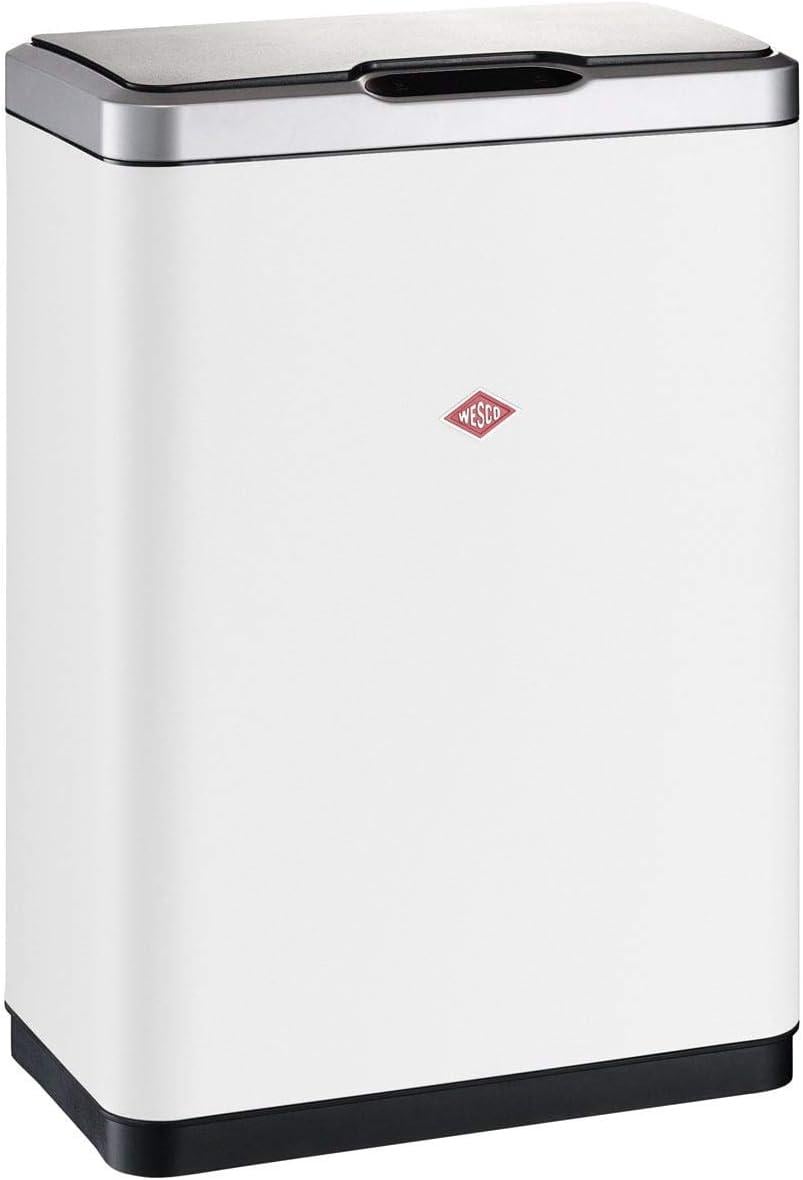 Відро для сміття сенсорне Wesco I-Master Double 40 л Білий матовий (382411-74)