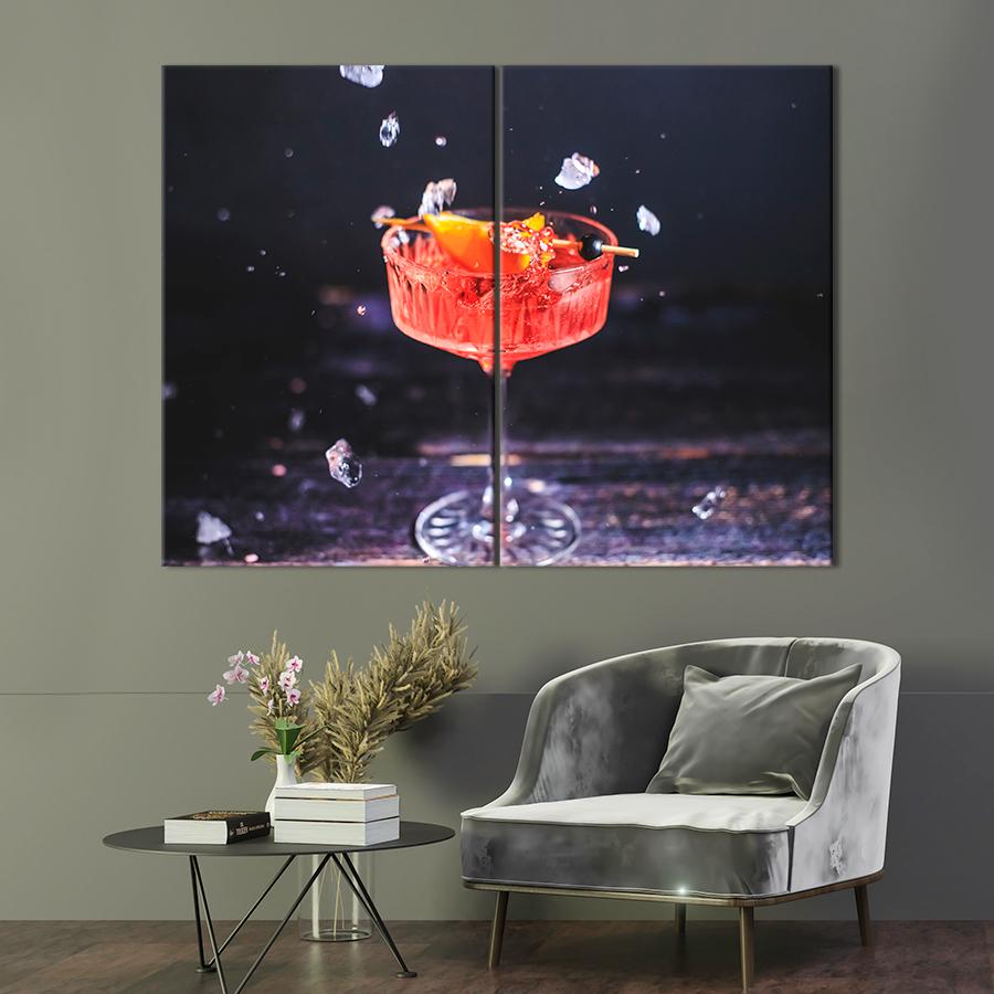 Настенний декор Сладкий розовый коктейль 165x122 см (A455-2)