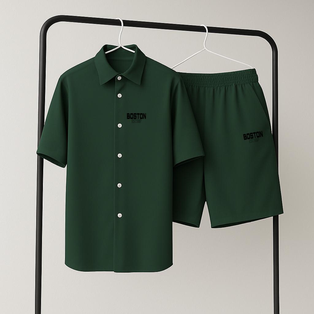 Костюм мужской летний Boston 1997 классический L Зеленый (Q0060/2/3) - фото 1 Костюм мужской летний Boston 1997 классический L Зеленый (Q0060/2/3) - фото 1