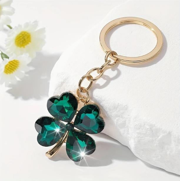 Брелок для ключів Клевер 3х9 см (EG0029)