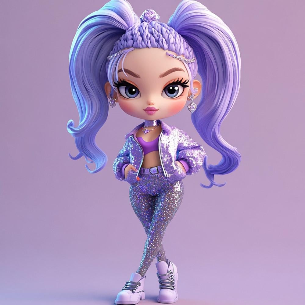 Алмазная мозаика Dream Toys Блестящий стиль 20х20 см (2987255817)