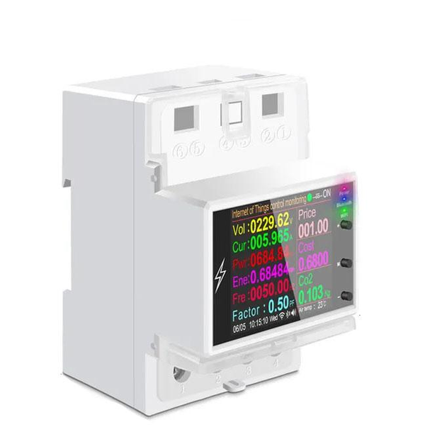 Реле напряжения Atorch AT4PW умный Wi-Fi 100А (22442452) Реле напряжения Atorch AT4PW умный Wi-Fi 100А (22442452)