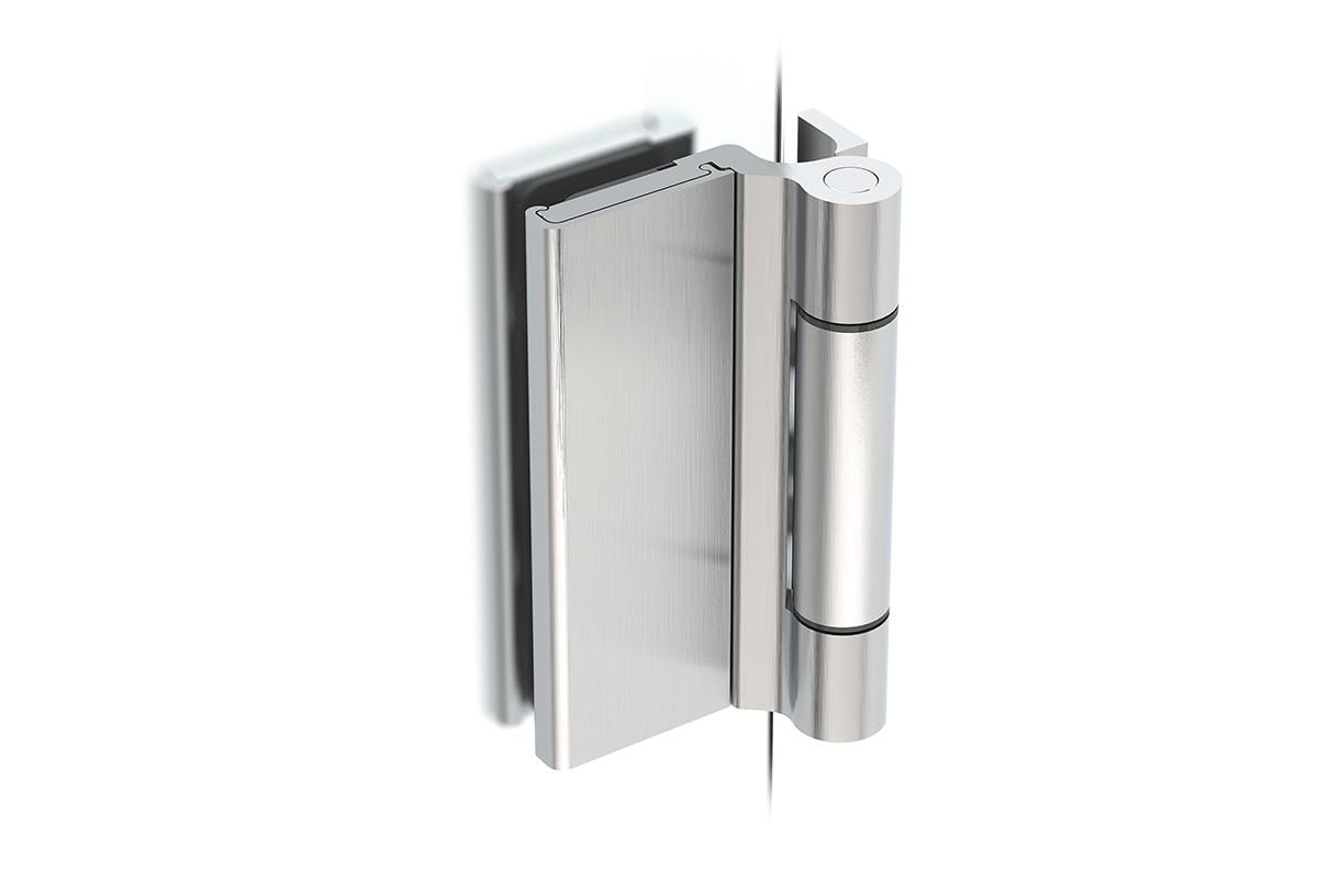 Петля для скла WALA WTA з прямокутною кришкою Нержавіюча сталь (WTA8010441X SS)