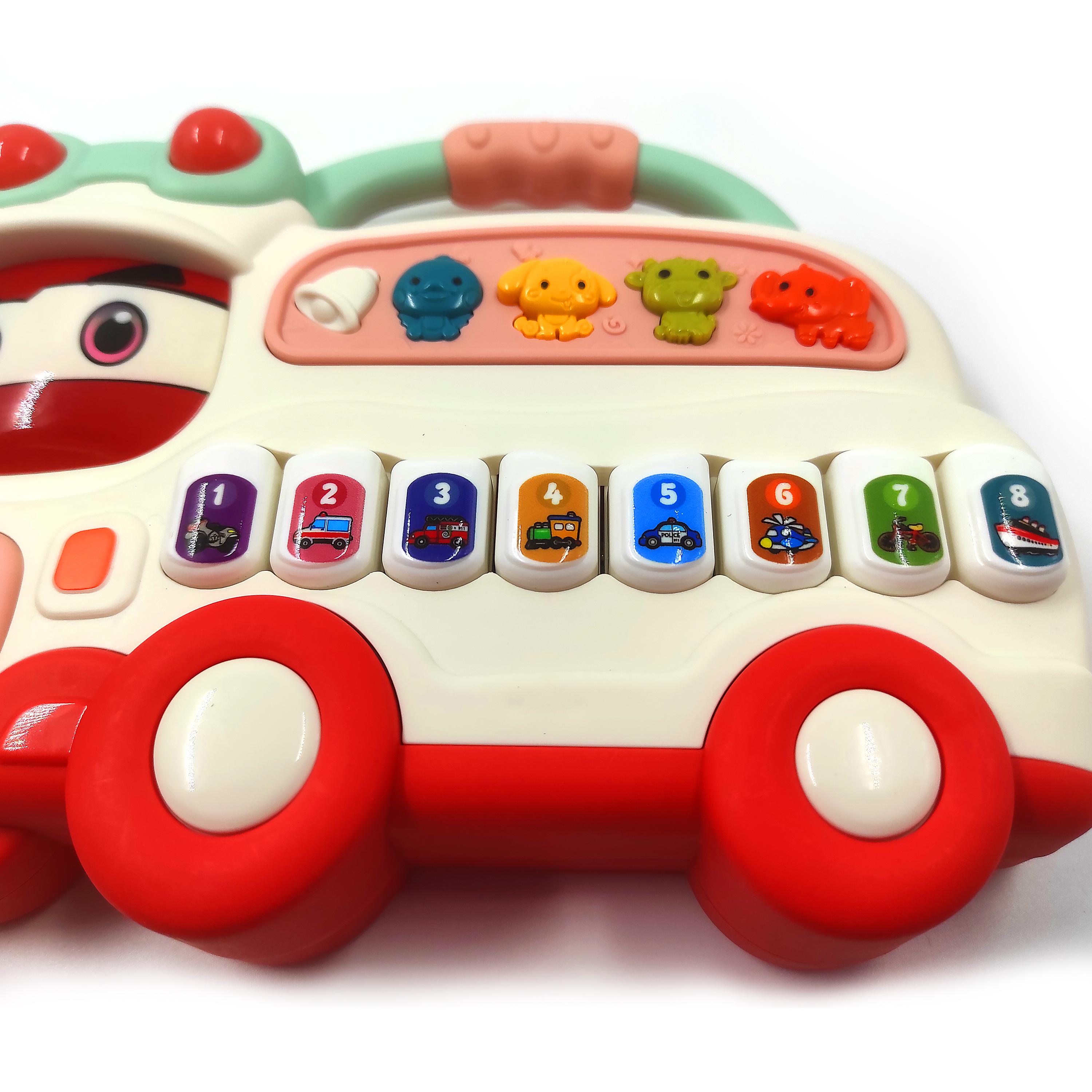 Автобус музичний TK Union Group 26 см Різнокольоровий (120563) - фото 2 Автобус музичний TK Union Group 26 см Різнокольоровий (120563) - фото 2