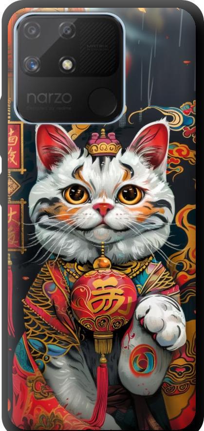 Чехол на Realme Narzo 50A China Cat v2 (6135b-2514-42517)