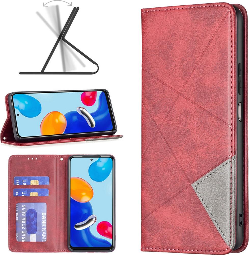 Чохол книжка SHLab Prisma Xiaomi Redmi Note 11 Red (36325-2D)