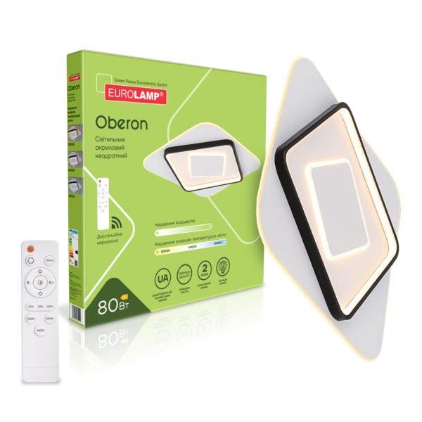 Светильник LED акриловый Eurolamp Oberon M1 квадратный 80W 3000-6500K (LED-ALS-80-M1) Светильник LED акриловый Eurolamp Oberon M1 квадратный 80W 3000-6500K (LED-ALS-80-M1)
