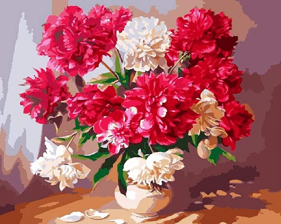 Картина по номерам Brushme "Цветы в вазе" 40х50 см (BK-GX3715)