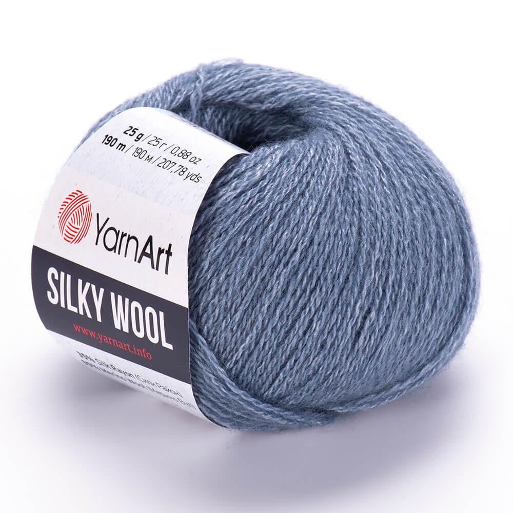 Пряжа YarnArt Silky Wool 331 Джинс (6182)