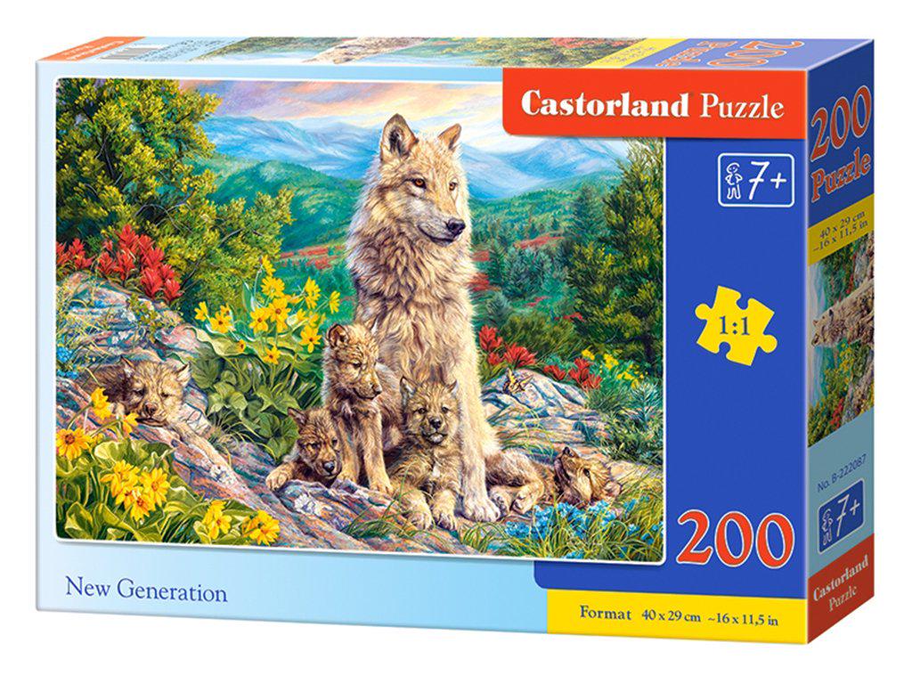 Пазли Кастор Нове покоління 200 шт. (b-222087) Пазли Кастор Нове покоління 200 шт. (b-222087)