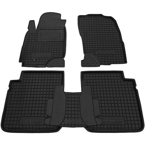Коврики полиуретановые Avto-Gumm для Mitsubishi Outlander АПК 2003- 3 шт. Черный (11242)