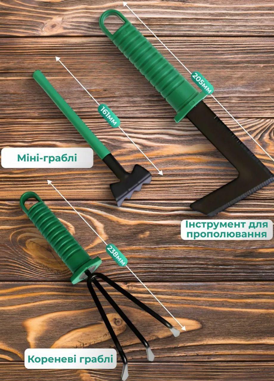 Набір садових інструментів Mar-Pol лопатки/граблі/ножиці/секатор у валізі 10 пр. (400933) - фото 4 Набір садових інструментів Mar-Pol лопатки/граблі/ножиці/секатор у валізі 10 пр. (400933) - фото 4