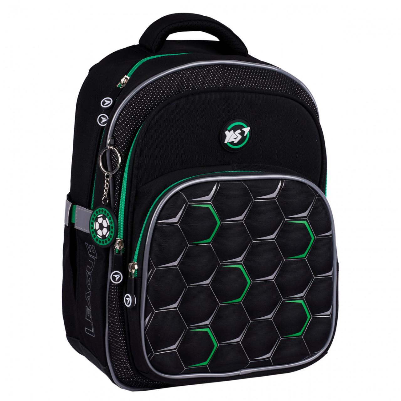 Рюкзак шкільний напівкаркасний YES Football Time S-91 (559818)