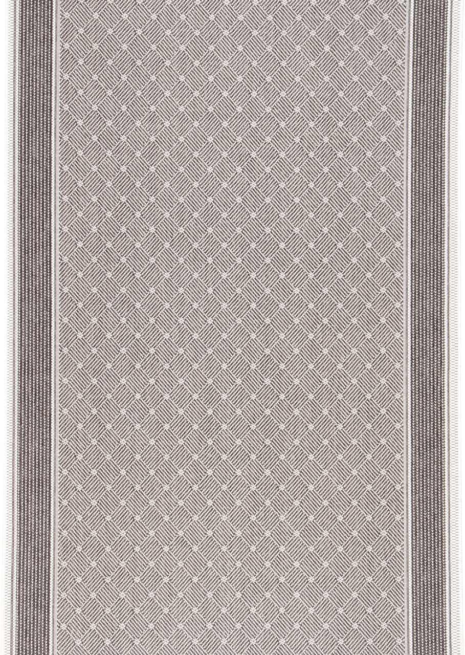 Килим безворсовий на гумовій основі DAKARIA Karat Flex Run 1944/80 1,2x1,2 м Чорний/Сірий (00-00009367)