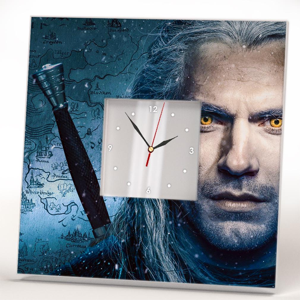 Часы "Ведьмак Геральт" 260x260 мм (C04322)