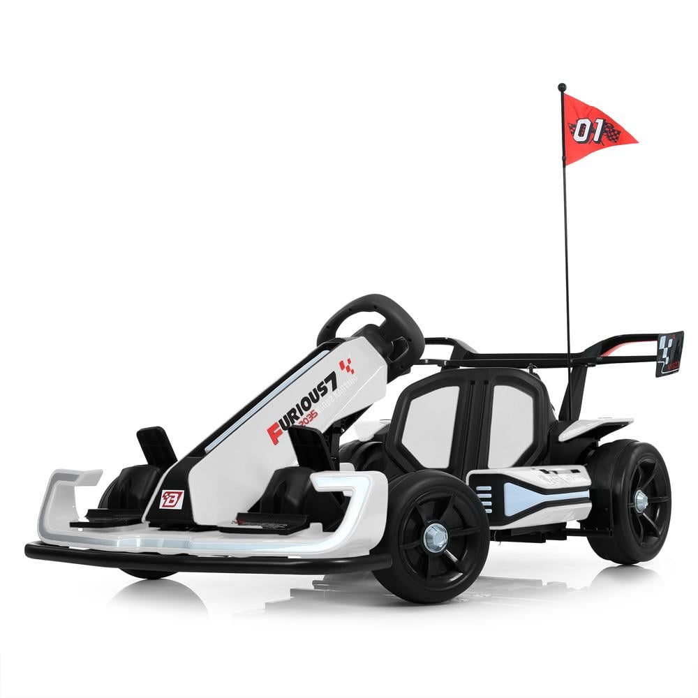 Електрокарт Bambi Kart Білий (M 6148EBL-1 (24V))