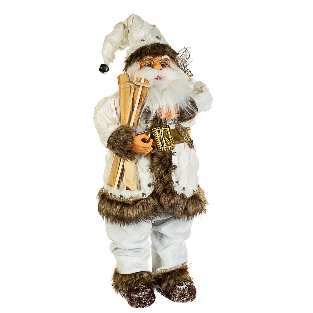 Фигурка декоративная Lefard Санта Клаус с лыжами 45 см (046NC)