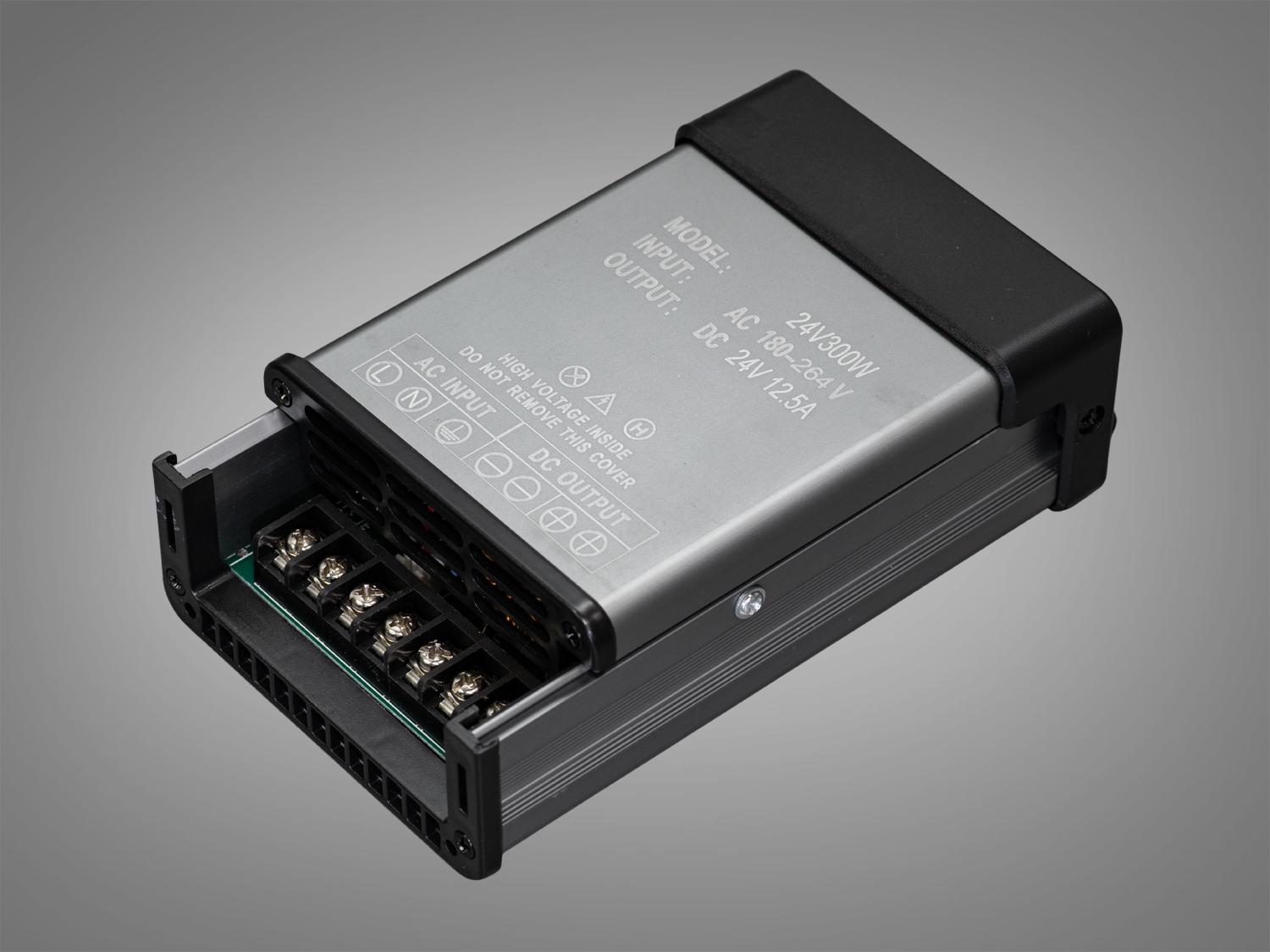 Блок питания 24 В с защитой от дождя 300 Вт 12,5А (PPF-PW-IP54-24V-300w)
