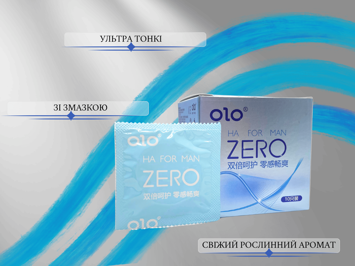 Набор презервативов Olo Physical Delay Sleeve 10 шт./0,01 Zero ультратонкие 10 шт. (ROZ6501052027) - фото 5