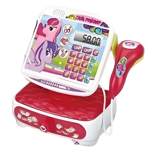 Детский игровой набор кассовый аппарат с пони Розовый (97581) Детский игровой набор кассовый аппарат с пони Розовый (97581)