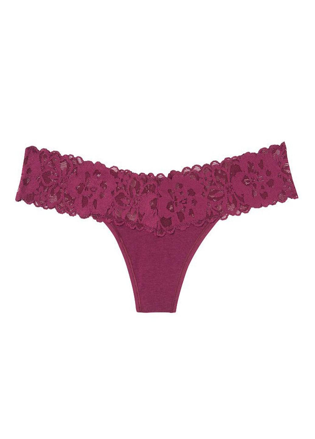 Трусики Victoria's Secret M Бордовый (4840000393016BPVM)