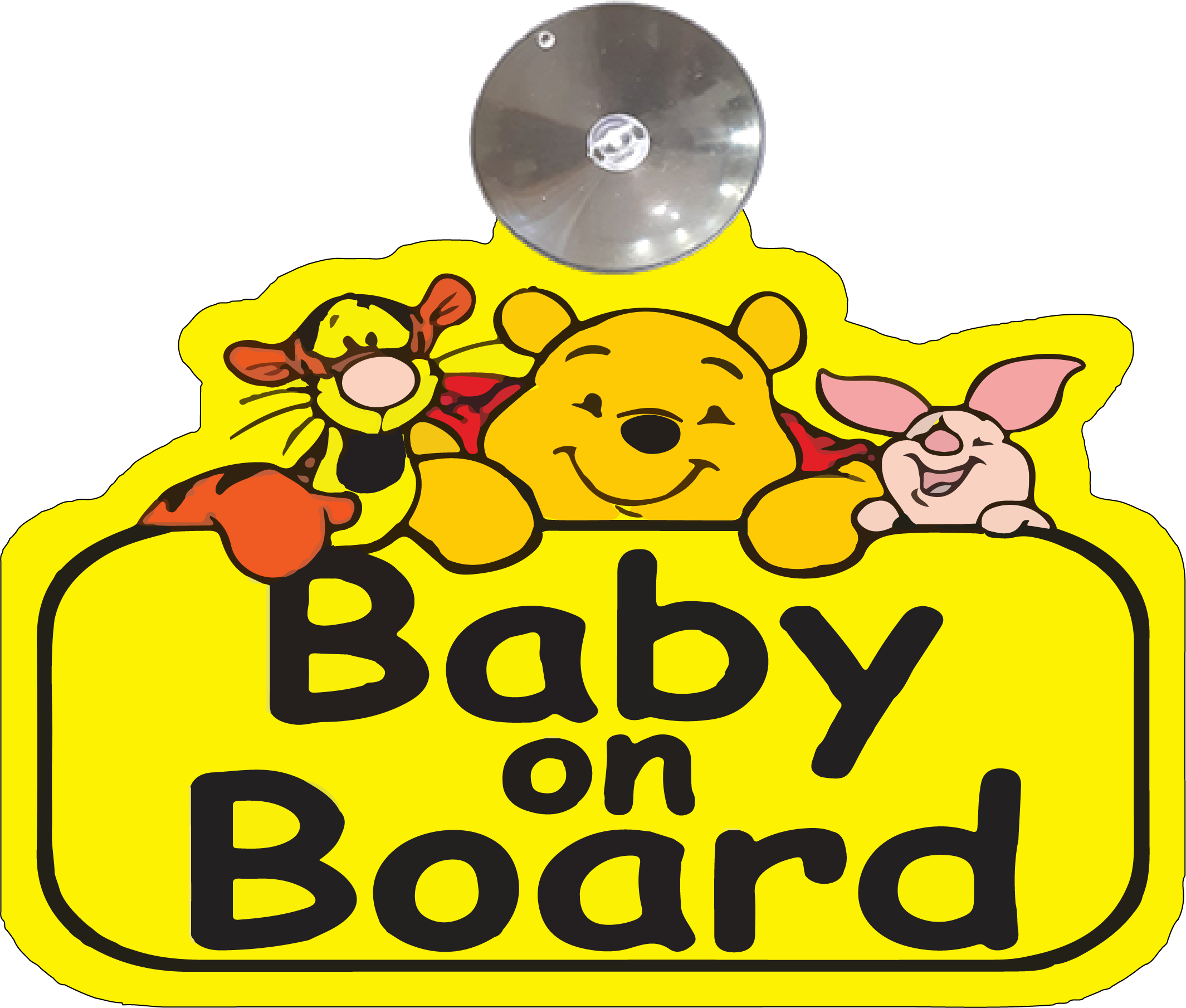 Знак на авто Baby on board Дисней на присоске