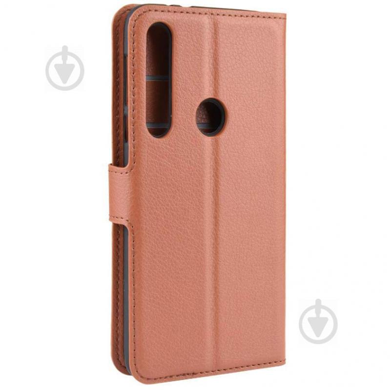 Чохол-книжка Litchie Wallet для Motorola One Macro / Moto G8 Play Brown (hub_LPMK54714) - фото 3